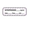 Nevs Label, Nitroprusside 1/2" x 1-1/2" White w/Violet stripes & Black LANT-2822D - alternate 1